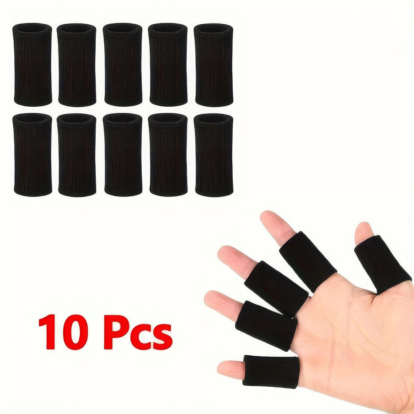 Finger Arthritis Compression Sleeves – Soft Support for Fitness, Rowing & Joint Pain Relief (10/20/30 Pack)