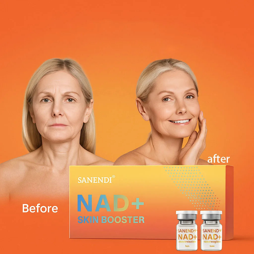Sanendi NAD+ Korea Skincare Product Complex Essence for light texture And Transparent-Feel Daily Care Essence Set 7mlx5 Vials