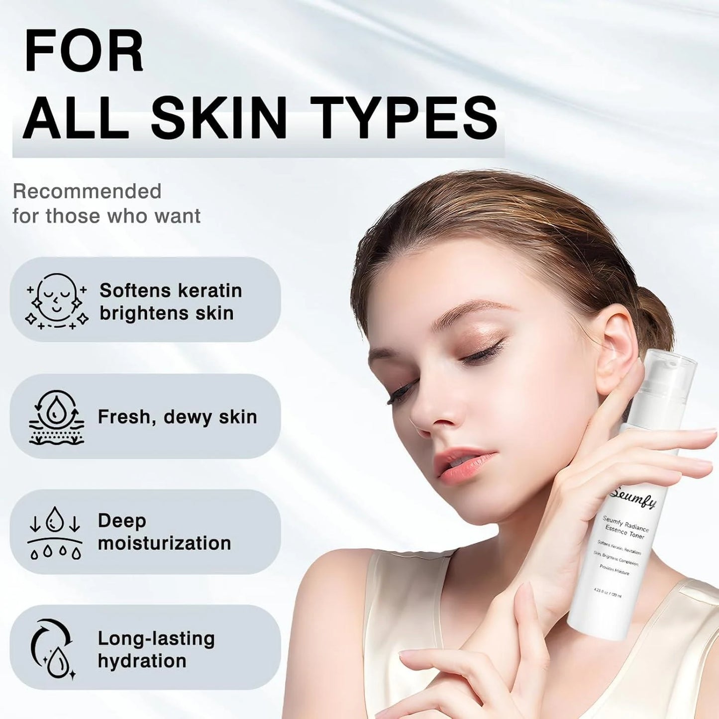 Power Repairing Serum Anti Wrinkle Hydrating Serum for Face with Hydrolyzed Collagen for Dull Skin Fine Lines All Skin Types 30ML/1.01 Fl.Oz