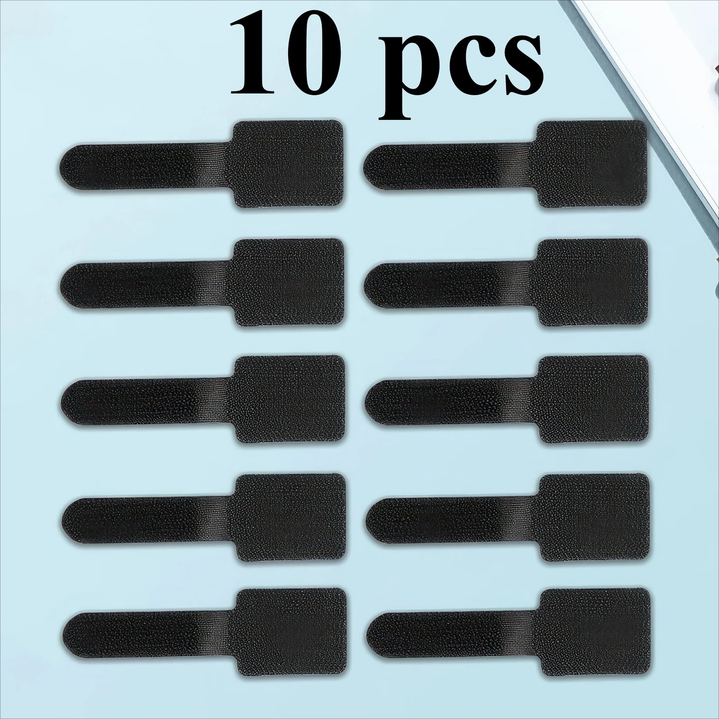 10 Durable Wire Ties, Multifunctional and Practical, Reusable, Tidy Up Messy Wires, Suitable for Daily Use
