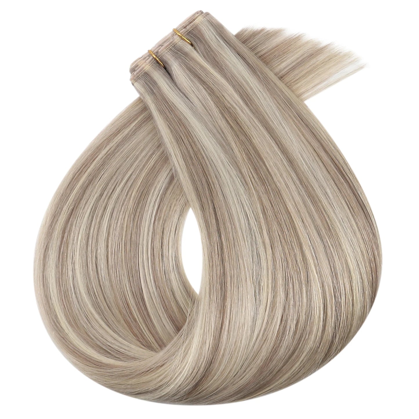 Moresoo Butterfly Weft Hair Extensions Pu Hole Weft Double Sided Genius Weft Bundles Hand Tied Weft Invisible Weave For Women