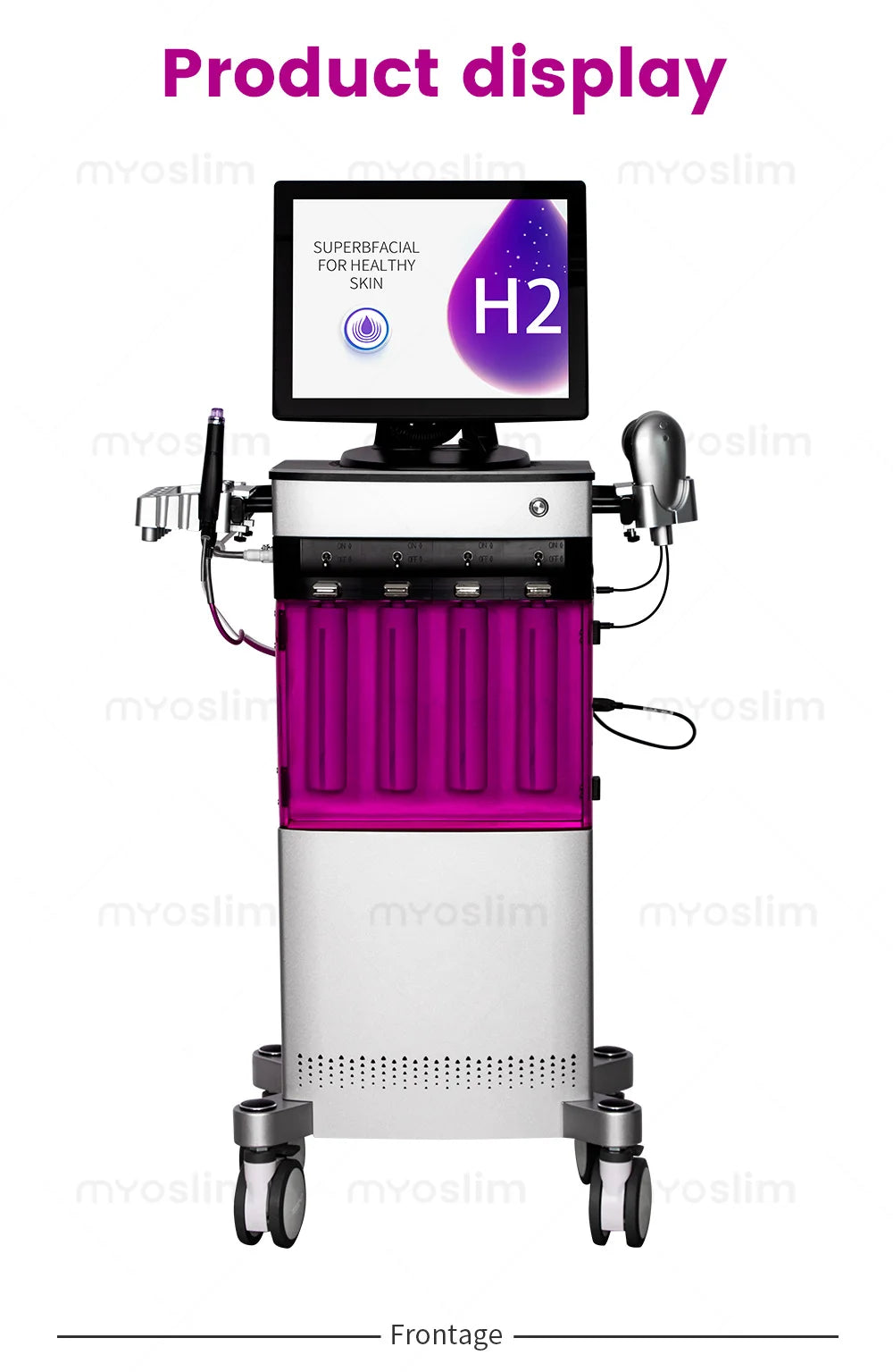 Oxygen Facial Machine 10 in 1 facial Machine Professional Skin Care Device For Deep Cleansing Face Lifting CE Approve