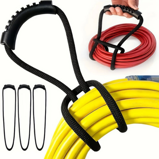2 Heavy-duty Storage Straps, Suitable for Wires, Cables, and Water Pipes, Handheld Binding Solution for Easy Hanging