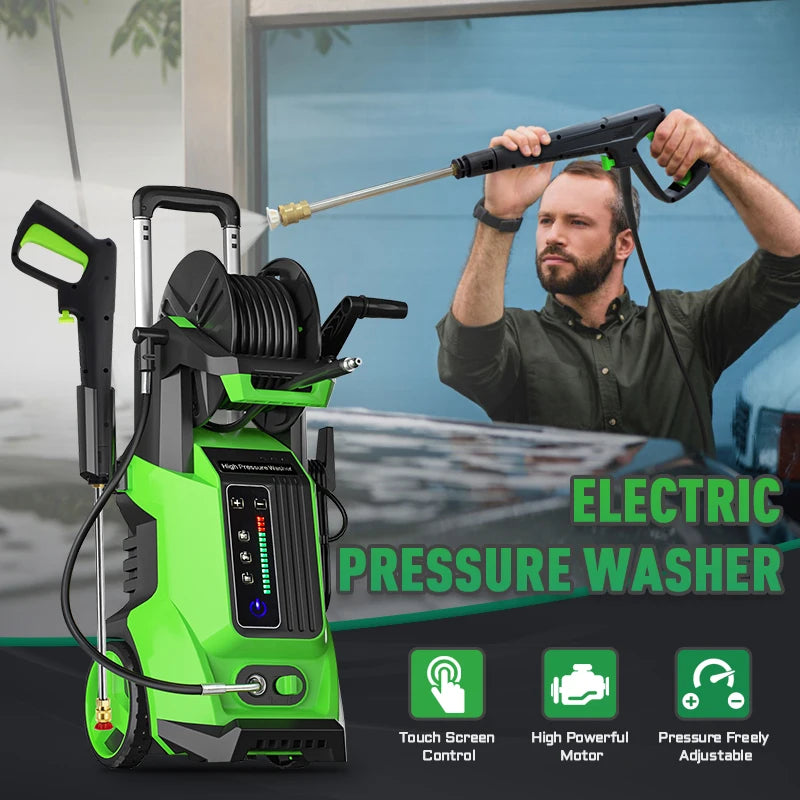 4500PSI Electric Power Washer — 3.2 GPM with Foam Sprayer