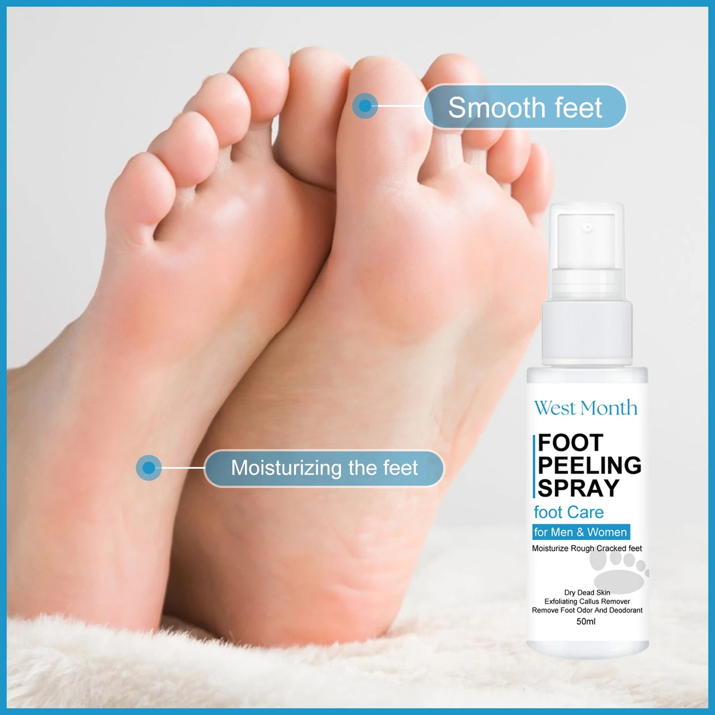 West&Month Nail Fungus Repair Liquid Hand Foot Skin Care Serum Remove Infected Thicken Bright Fungal Treat Soft Hand Foot Care