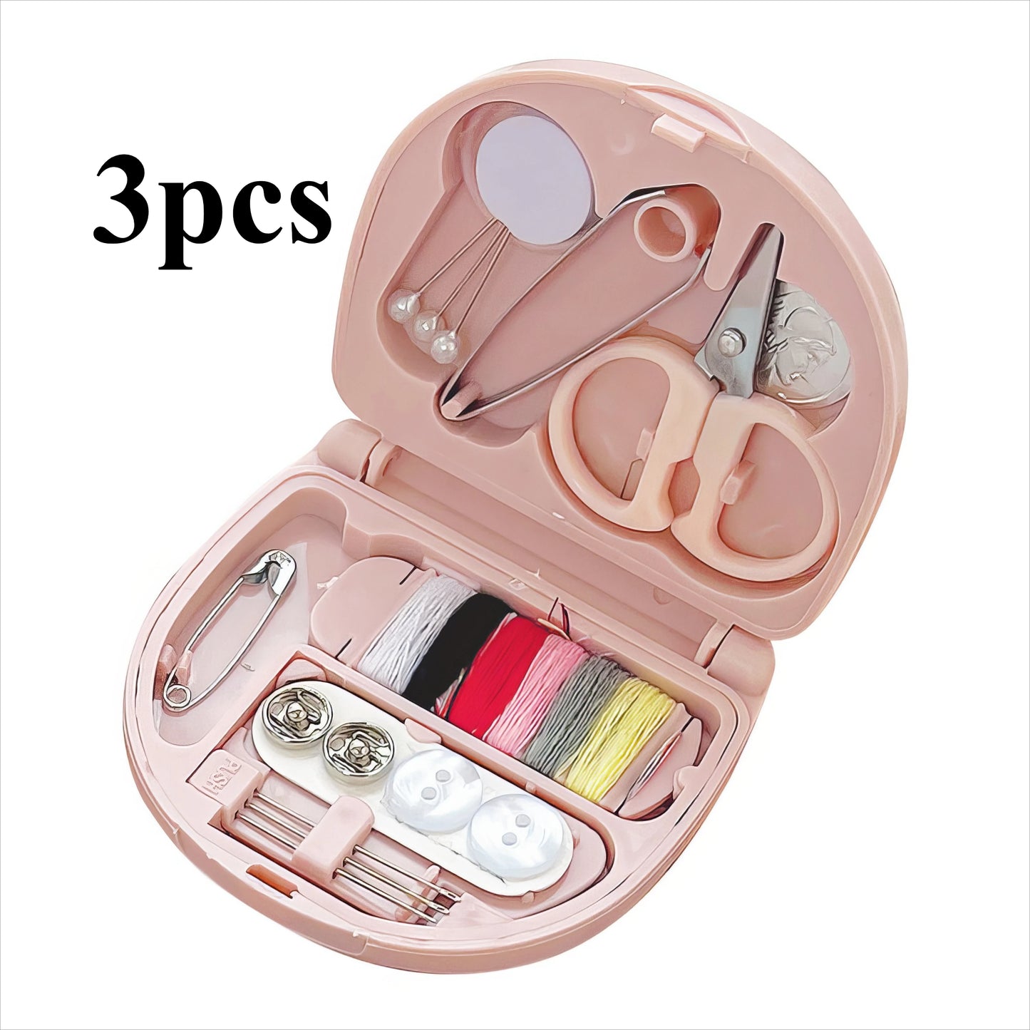 1/2/3 Piece Sewing Set in Blue/pink, Portable and Durable Integrated Emergency Repair, Suitable for Quick Repair, Sewing Tool