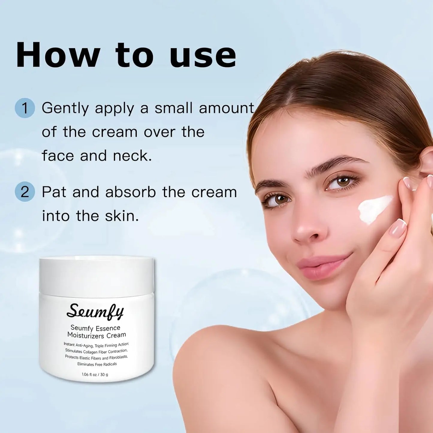 Power Repairing Serum Anti Wrinkle Hydrating Serum for Face with Hydrolyzed Collagen for Dull Skin Fine Lines All Skin Types 30ML/1.01 Fl.Oz