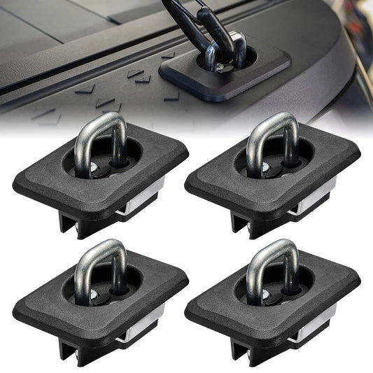 Retractable Truck Bed Tie-Down Anchors for Ford F-150 1998–2014 (4-Pack)
