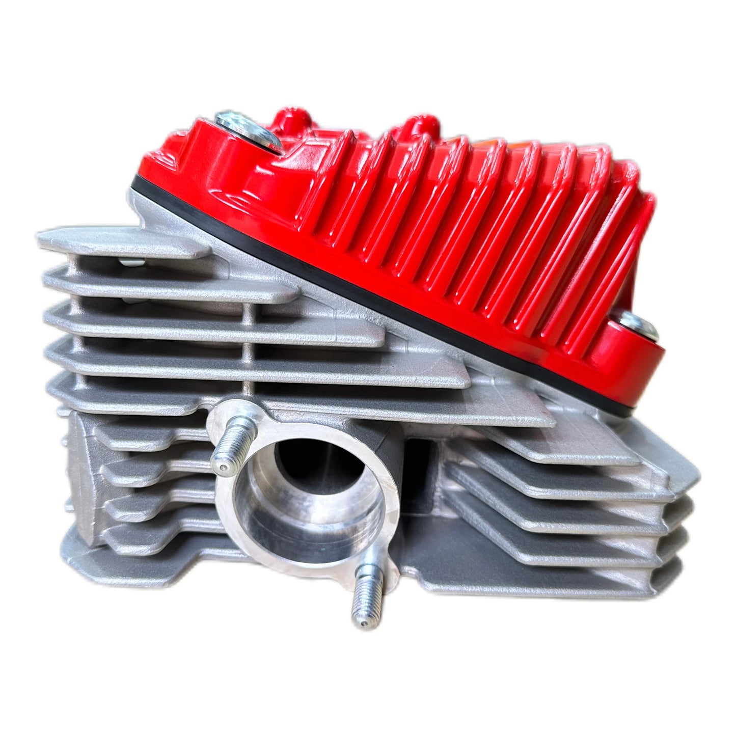 Motorcycle cylinder head assembly 4 valves for CB series engine 172fmm upgrade to 25hp piston diameter 75mm