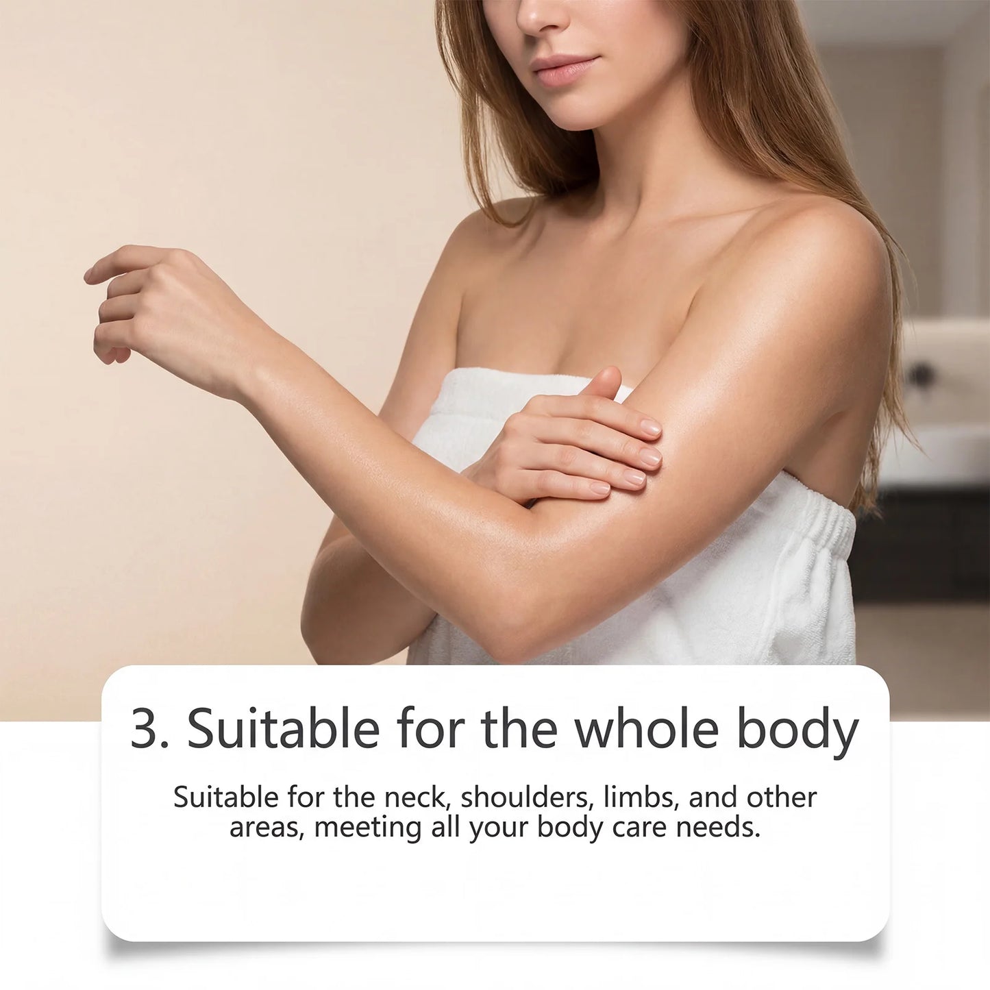 Viareline Hyaluronic Acid Moisturizing Body Serum Repairing Rough Skin Deep Nourishment Reduce Dryness Gentle Body Care Essence