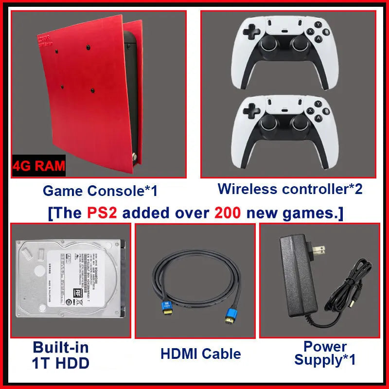 X2 Batocera Game Console — i3 CPU, 1TB, 60+ Emulators, 4K HD TV, Wireless Controller