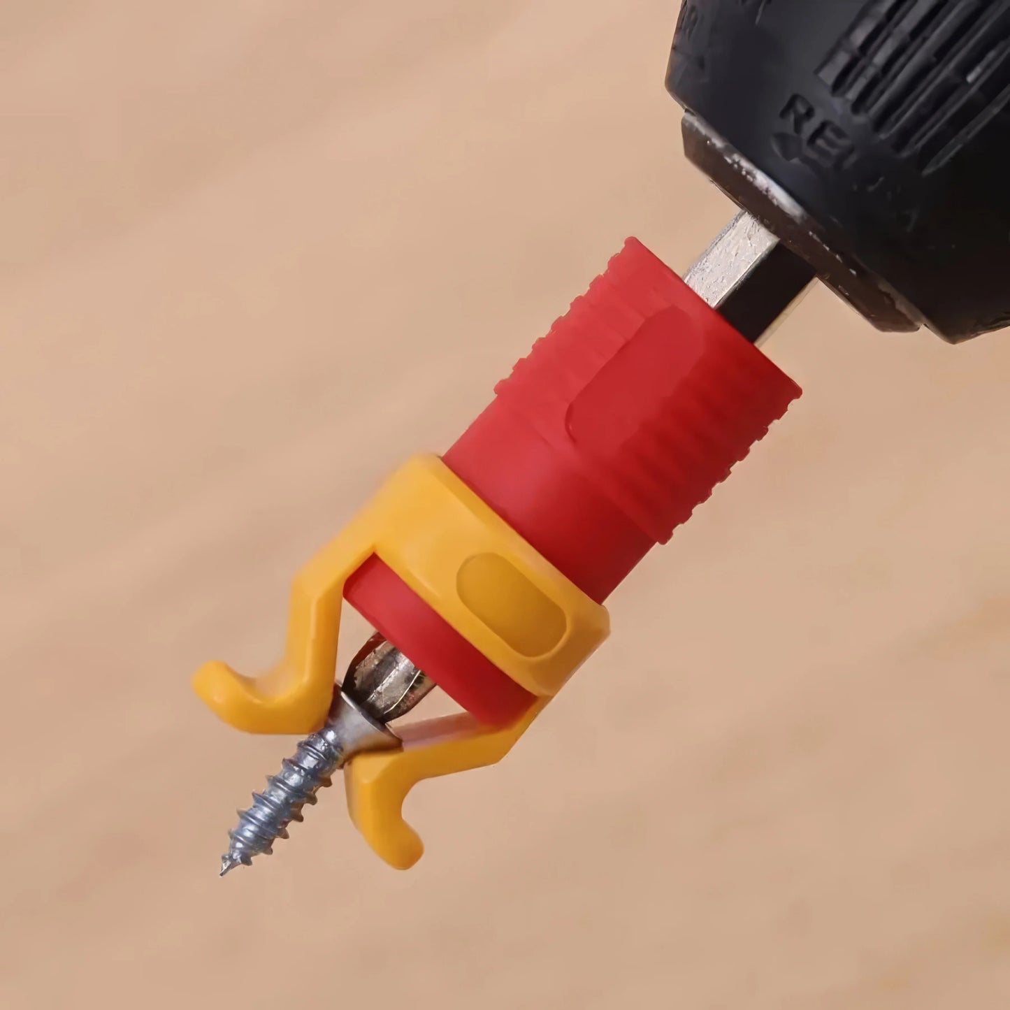 1 Red Screw Fastener, Convenient Design, Precise Screw Installation, Suitable for Cars, Homes, and Offices