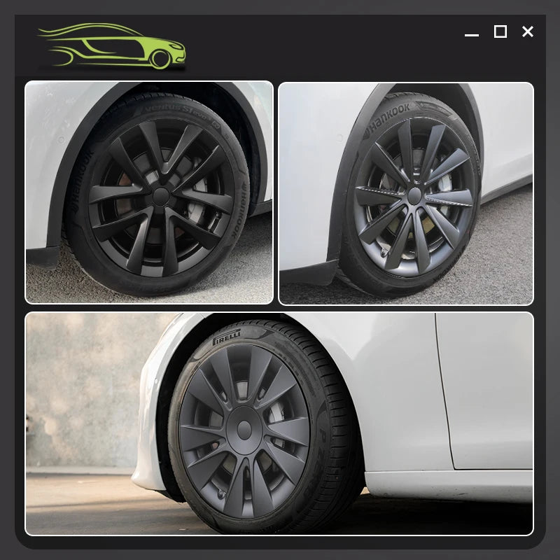 4PCS Design For TESLA Model 3 2026-2026 18 Inch Arachnid Style Wheel Cover Hubcaps Cap Only For Model 3 Wheel Cover Accessories