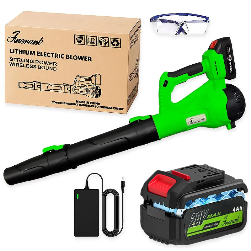 Cordless Electric Lawn Mower & Weeder with 2 Batteries
