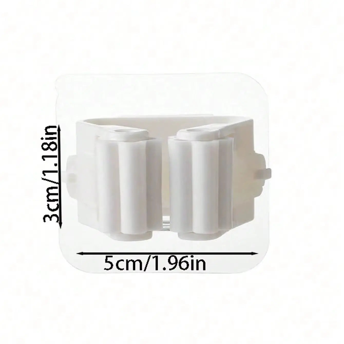 3PCS Mop Clamp with Suction Hook - Effortless to Install, Heavy-Duty Grip, Perfect for Kitchen & Bathroom Organization