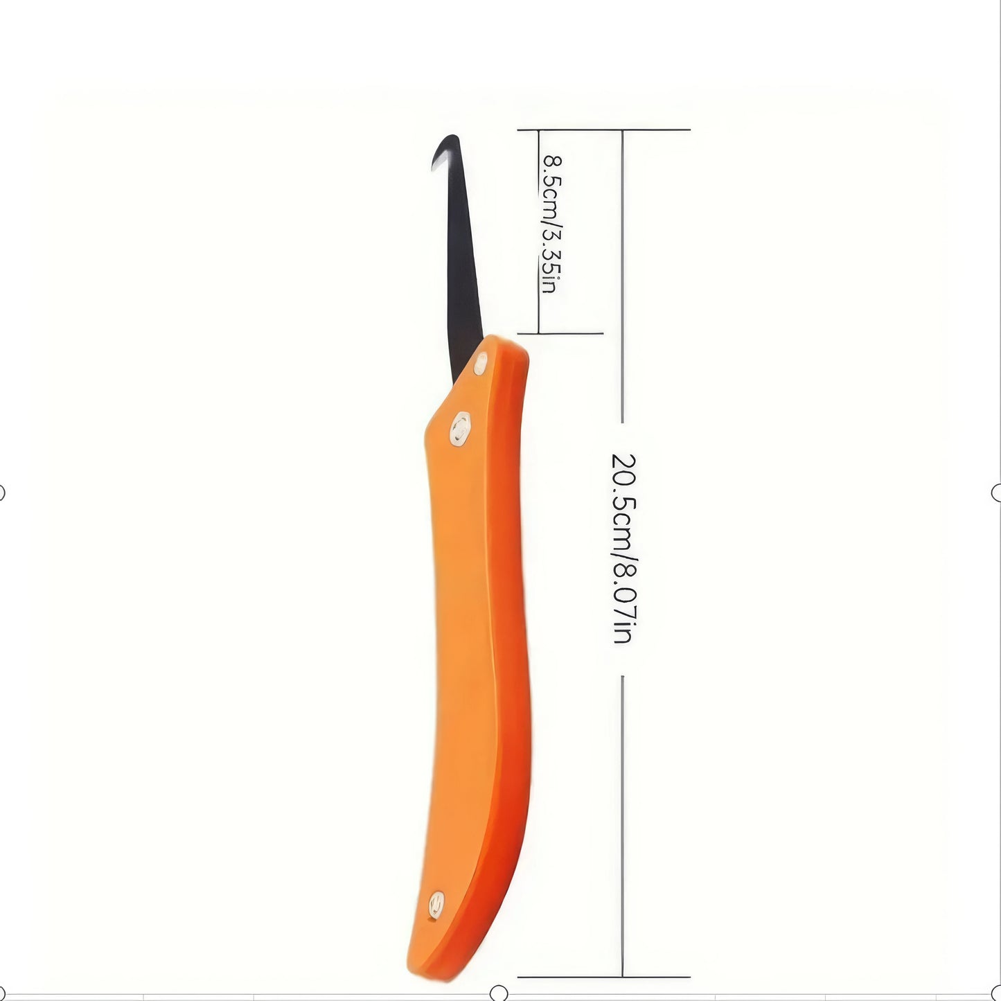 Folding Hook Knife, Orange — Multifunctional Tile Gap Cleaning Tool