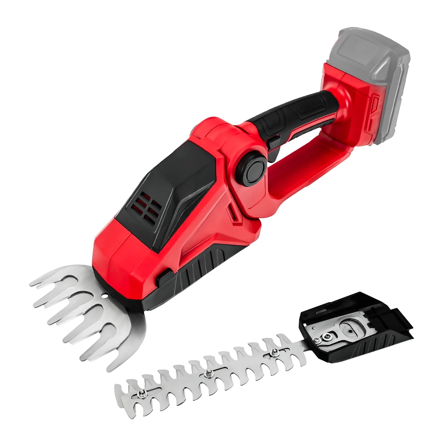 Cordless Hedge & Grass Trimmer – Bush & Grass Shears Compatible with Milwaukee 18V Battery (Battery Not Included)