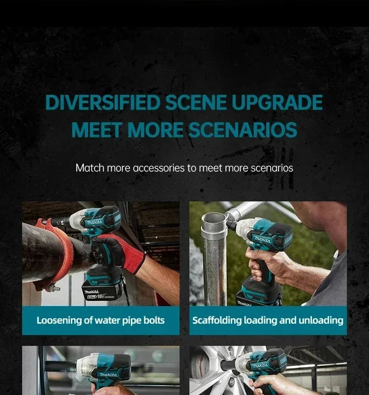 Makita DTW285 18V Brushless Cordless Impact Wrench – High-Torque Power Tool (Tool Only)