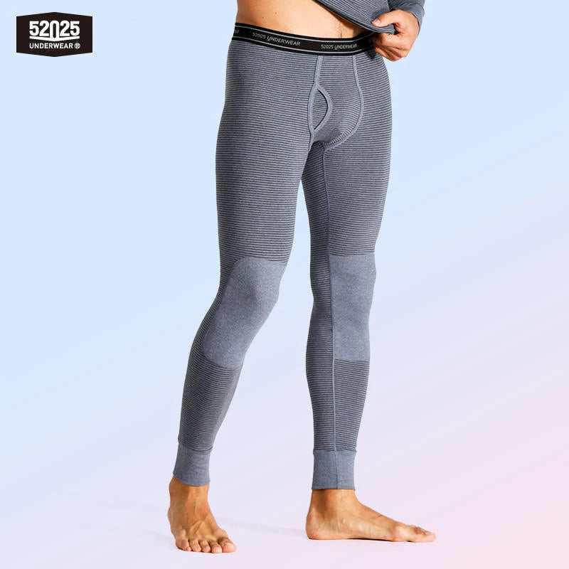 Unisex Fleece Lined Thermal Leggings - Base Layer with Reinforced Knees