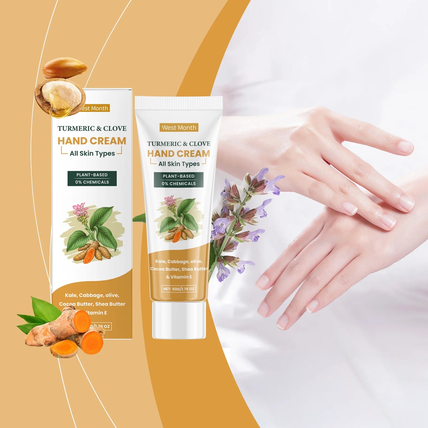 West&Month Nail Fungus Repair Liquid Hand Foot Skin Care Serum Remove Infected Thicken Bright Fungal Treat Soft Hand Foot Care