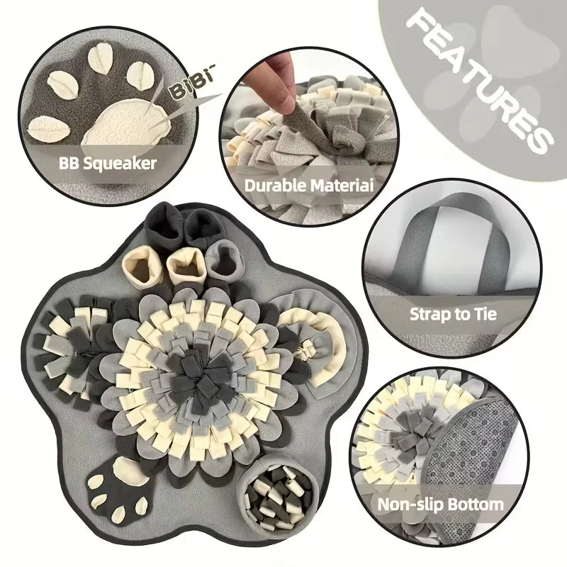Durable Polyester Snuffle Mat - Slow Feeder & Foraging Game – photo 3
