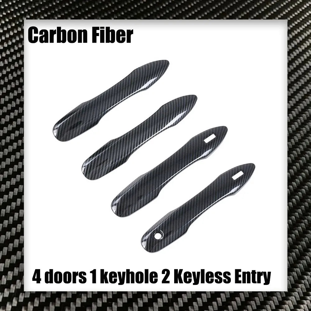 4x Car Door Handle Cover for Toyota Camry XV80 80 Hybrid LE SE 2025 2026 2027 Sticker Trim Exterior Scratch Decor Accessories