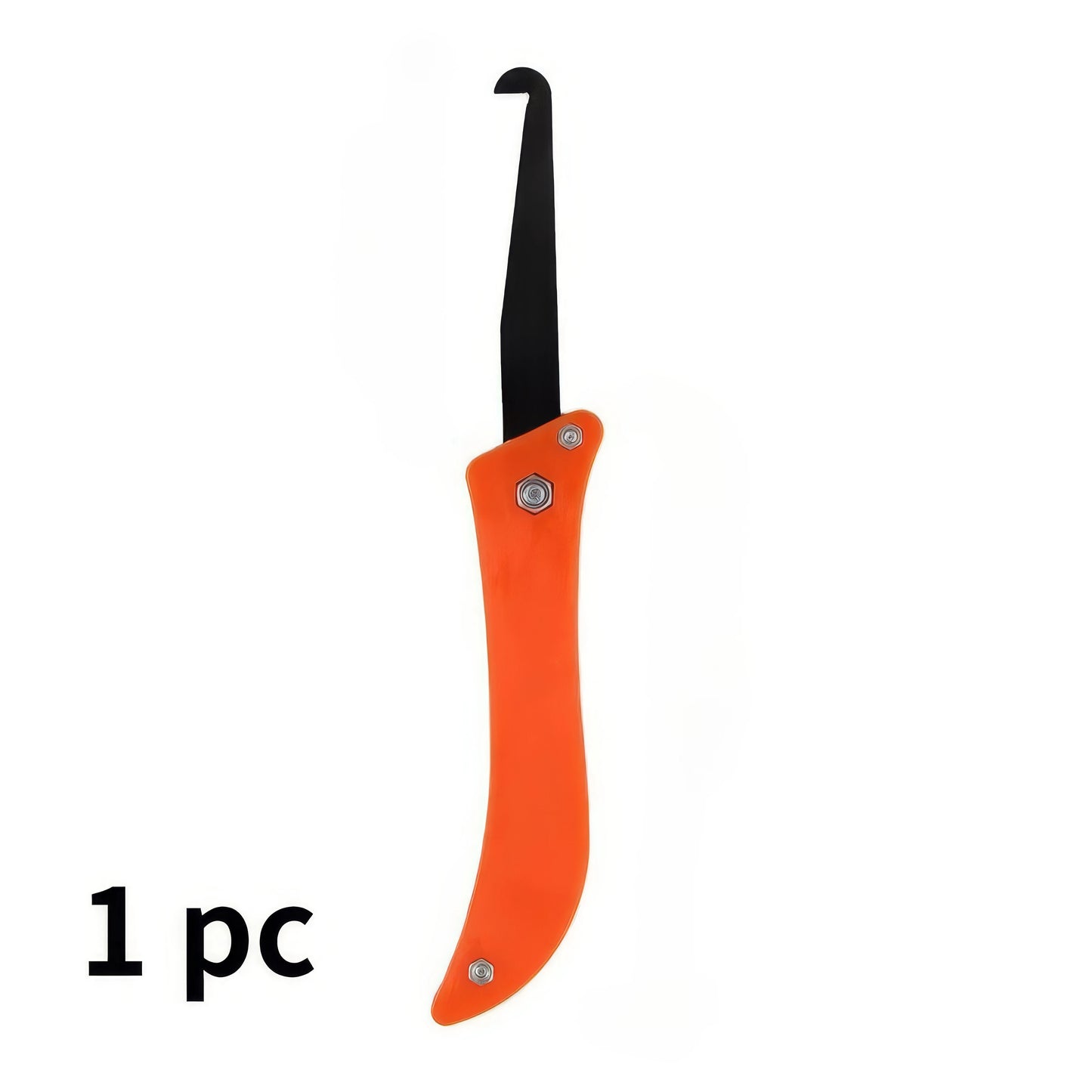 Folding Hook Knife, Orange — Multifunctional Tile Gap Cleaning Tool