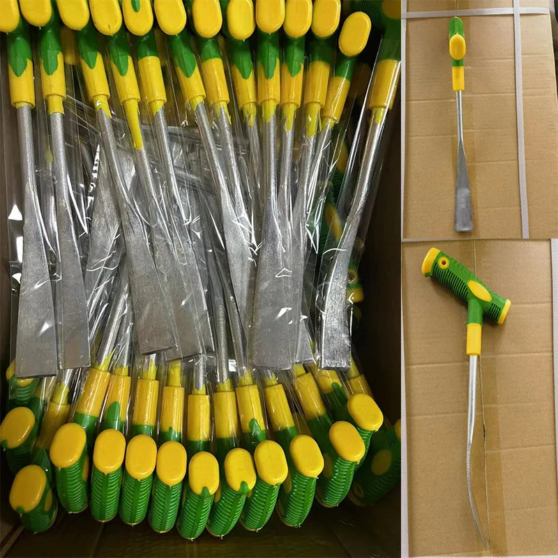 New Garlic Digging Shovel Agricultural Stainless Steel Flower Shovel Gardening Weeding Dig Wild Herbs 3-Point Shovel Garden Tool