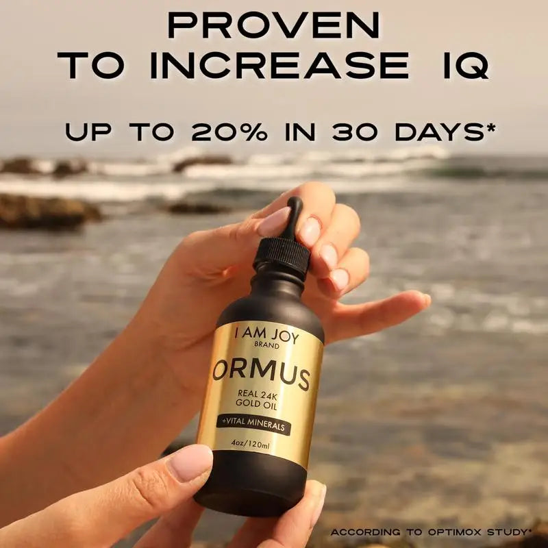 I Am Joy: Ormus Gold Oil Monoatomic Helps to DecalcifyPineal Gland, Repair DNA, Increase Manifestation SpeedRich with Minerals P