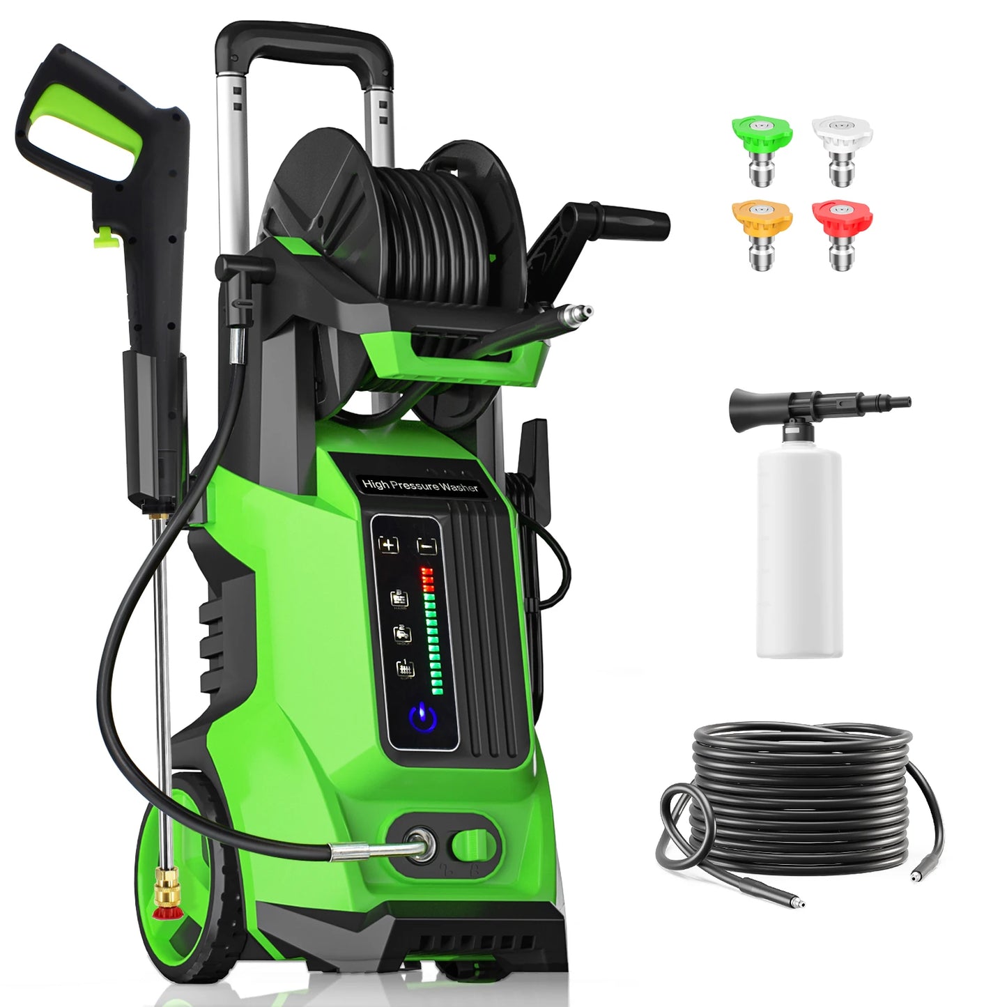 4500PSI Electric Power Washer — 3.2 GPM with Foam Sprayer
