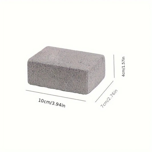 1 Piece Gray Cleaning Pumice, Suitable for Cleaning Grills, Baking Pans, Swimming Pools, and Toilets, Simple and Convenient