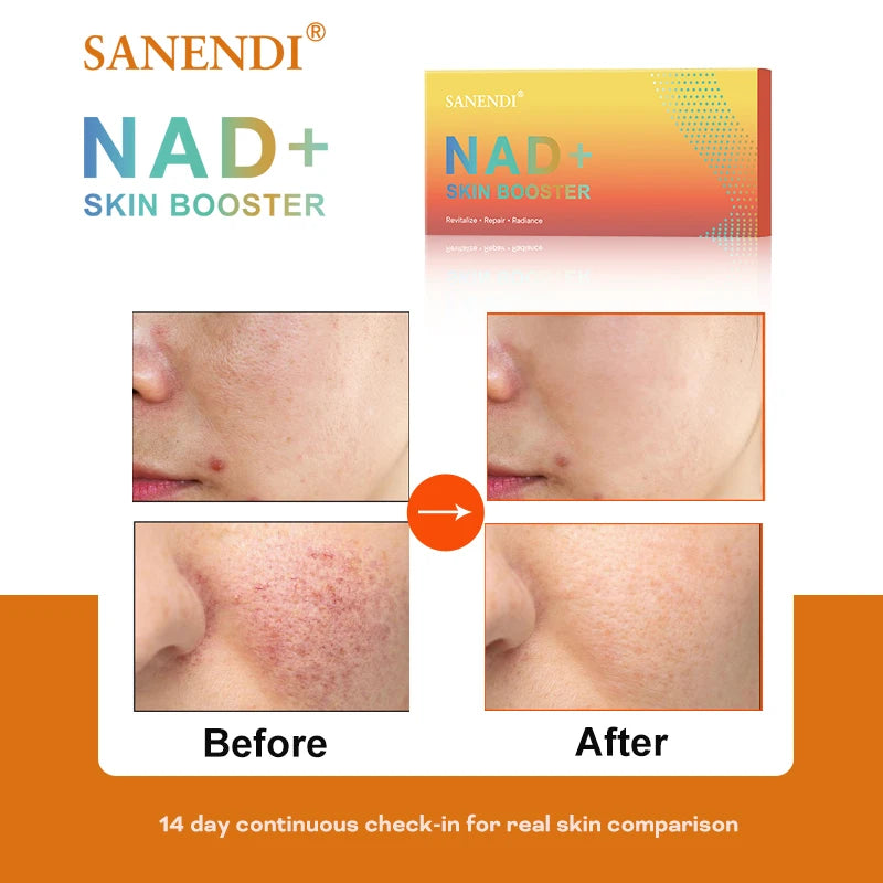 Sanendi NAD+ Korea Skincare Product Complex Essence for light texture And Transparent-Feel Daily Care Essence Set 7mlx5 Vials