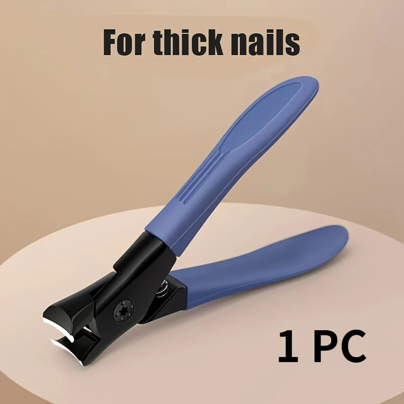 tax and shipping cost included, 1 Piece Blue Nail Clipper, Suitable for Thick Nails, Ergonomic Handle, Foot Care Product, Effortless, Daily Essential