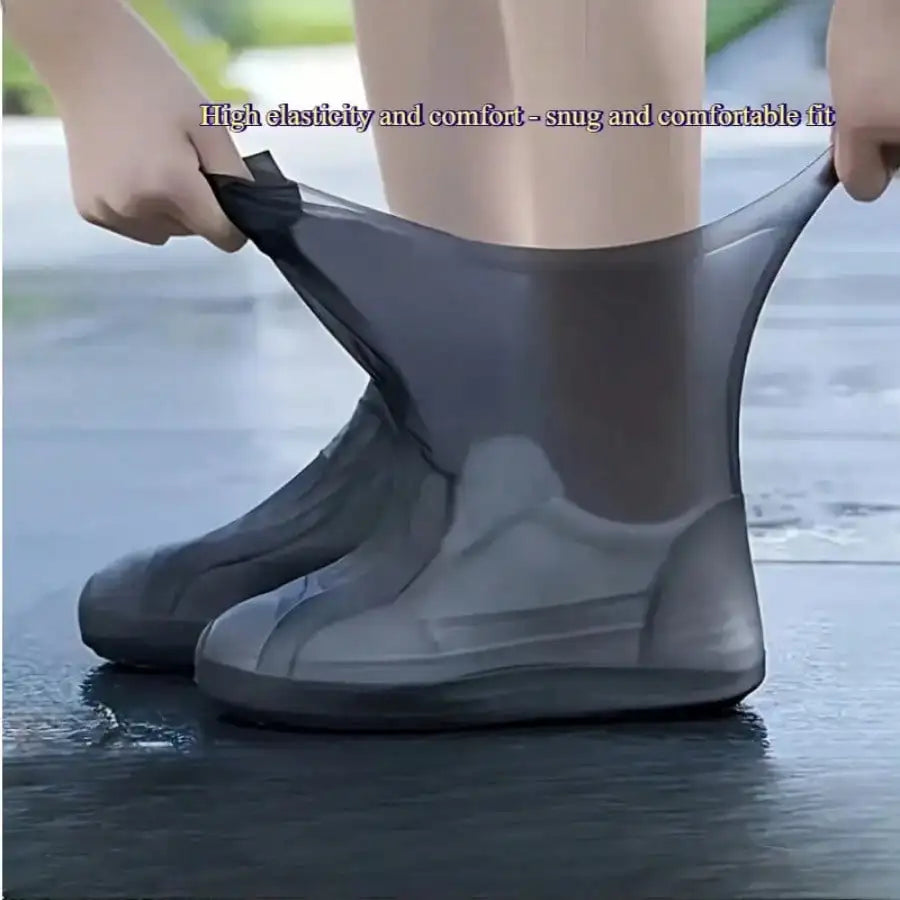 Latex Waterproof Rain Boot Shoe Cover — Unisex, Hand Washable
