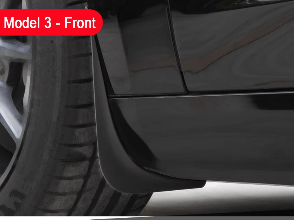 4Pcs/set Mud Flaps Splash Guards For Tesla Model 3 2026-2026 2026 2026+ Front Rear Wheel Mudguard Guard Fender