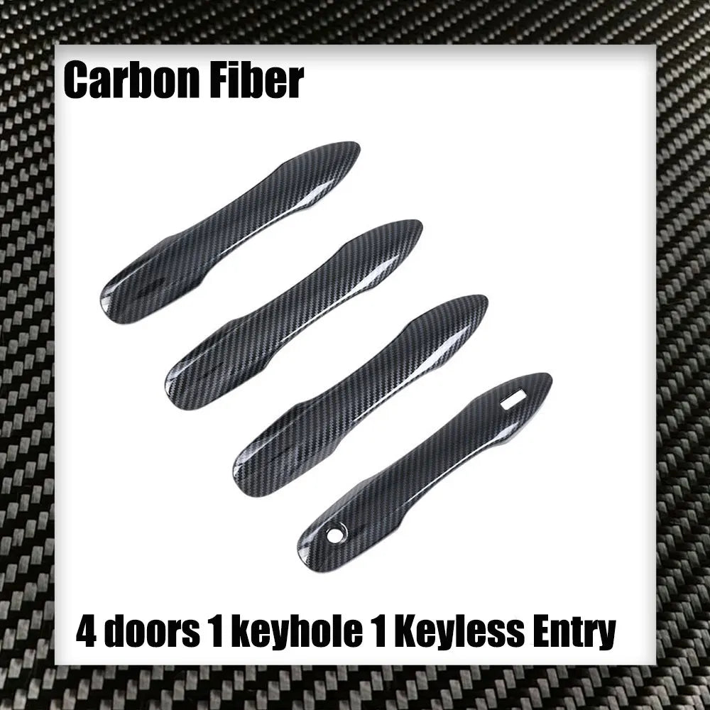 4x Car Door Handle Cover for Toyota Camry XV80 80 Hybrid LE SE 2025 2026 2027 Sticker Trim Exterior Scratch Decor Accessories
