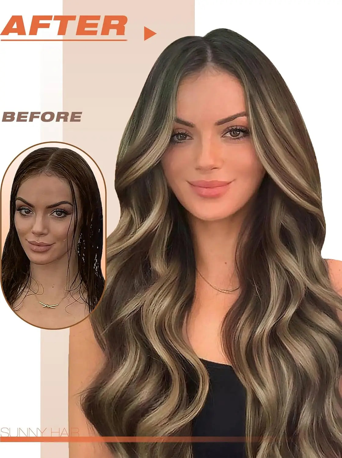 VeSunny Remy Tape In Hair Extensions  Brazilian Human Natural Hair 12-22 inches 30&50G  Balayage Color  Human Hair  Extensions