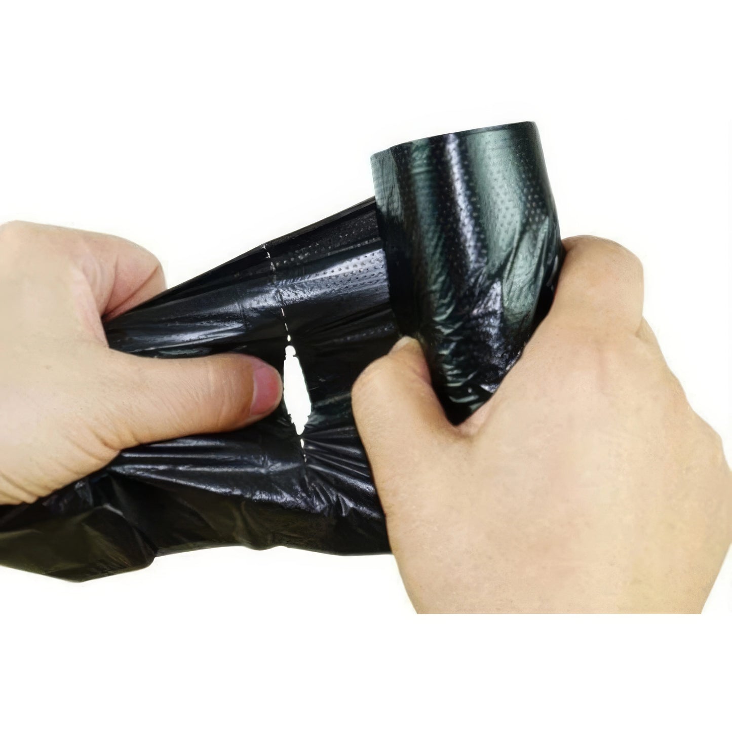 100 Odor-Resistant Black Garbage Bags for Small Cans