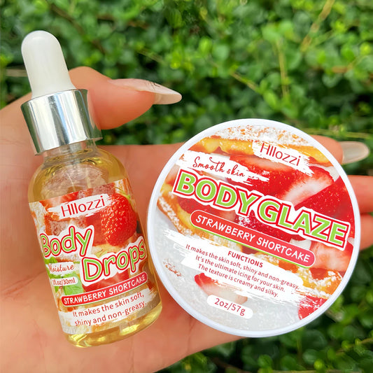 Vanilla Body Glaze and Body Oil - Non-Greasy Moisturizing Body Lotion