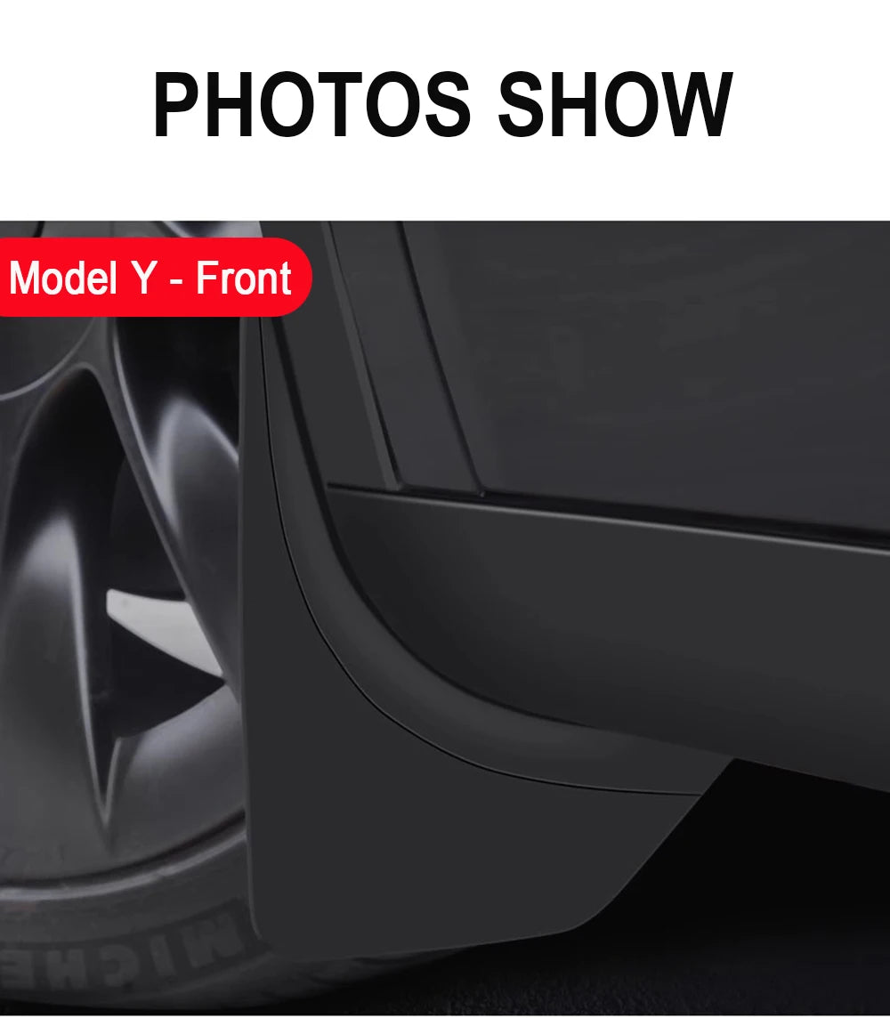 4Pcs/set Mud Flaps Splash Guards For Tesla Model 3 2026-2026 2026 2026+ Front Rear Wheel Mudguard Guard Fender