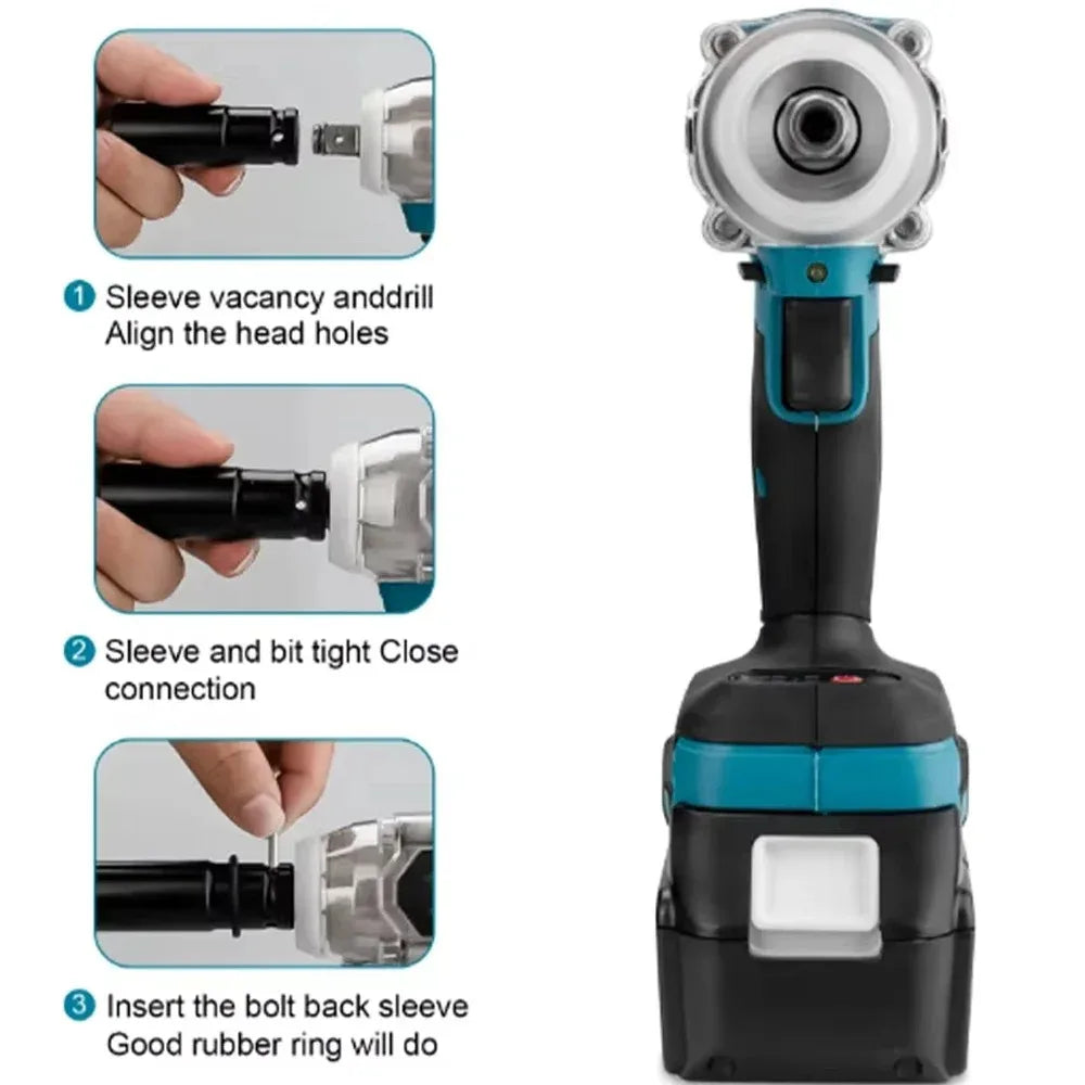 Makita DTW285 18V Brushless Cordless Impact Wrench – High-Torque Power Tool (Tool Only)