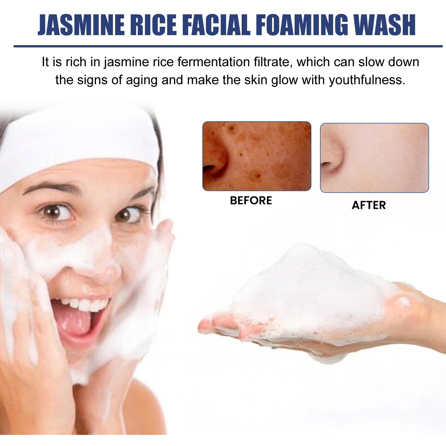 Eelhoe 100g Moisturizing Cleanser Gentle Facial Cleaning Daily Skin Care Hydrating Skin Maintenance