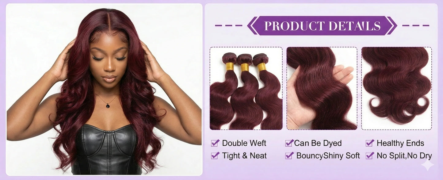 Velvet 40Inch Highlight Ombre Body Wave Bundles Human Hair Colored 4/27 Honey Blonde Brazilian Raw Human Hair Bundles Extensions
