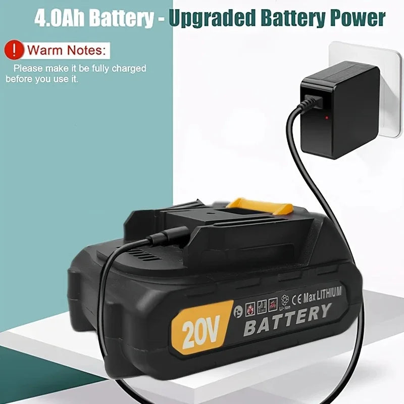 Cordless Leaf Blower – Ultra-High-Power Garden Blower for Leaves, Dust & Snow Removal