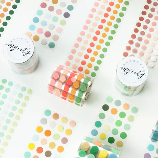 Colorful Dots Washi Tape for Creative Scrapbooking & DIY