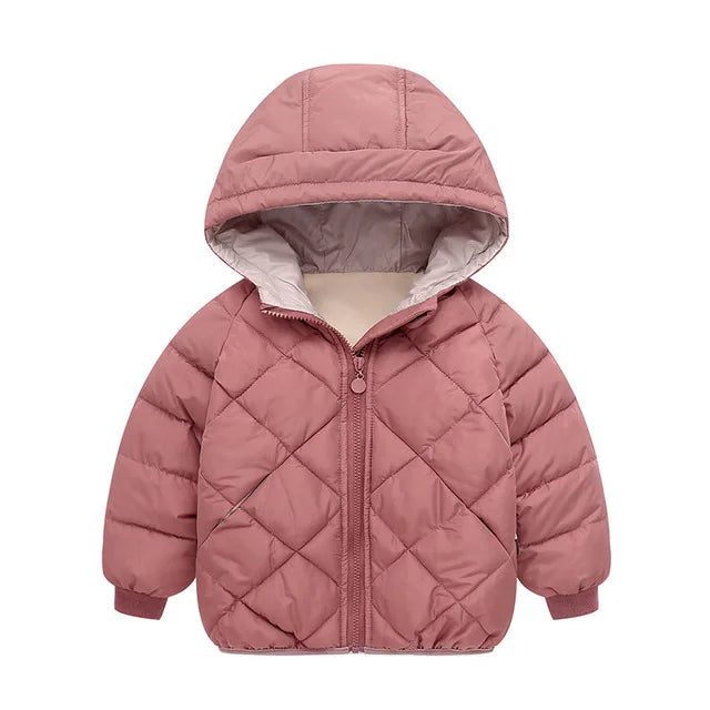 Kids Padded Winter Jacket - Velvet-Lined Warm Coat for Boys and Girls - photo 9