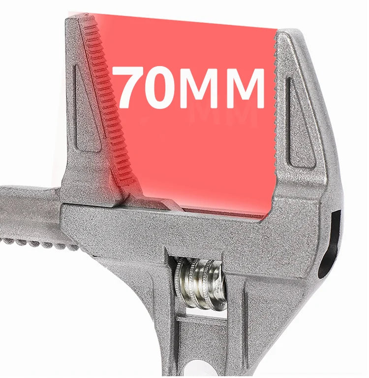 Adjustable Wrench Universal Monkey Spanner Multi-function plumbing Hand Tools Nut Sink Wrench Bathroom Pipe Large Open Spanner