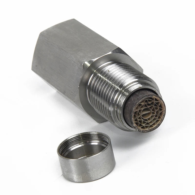 M18*1.5 Mini Catalytic Lambda Oxygen Sensor Spacer SS304 Oxygen Sensor Bung Car Fault Lamp Shield Adapter