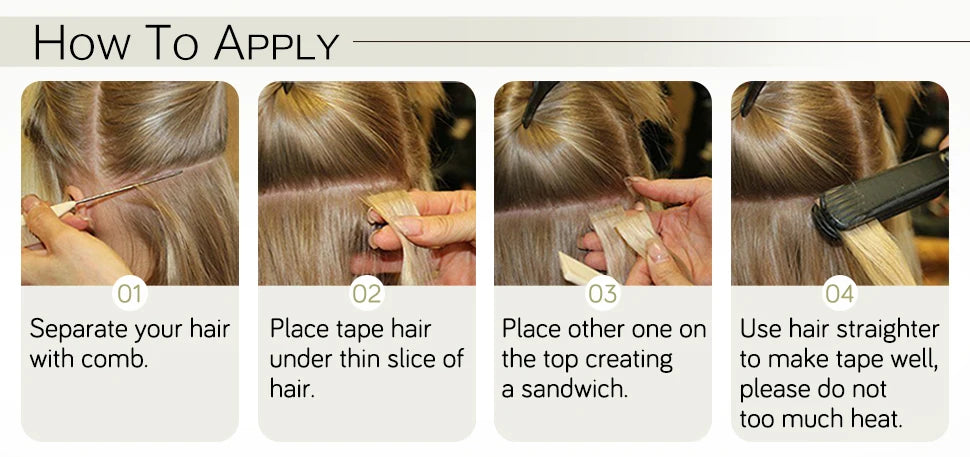 VeSunny Remy Tape In Hair Extensions  Brazilian Human Natural Hair 12-22 inches 30&50G  Balayage Color  Human Hair  Extensions