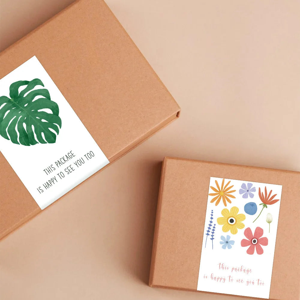 Custom Rectangle Stickers for Weddings, Birthdays, & Events